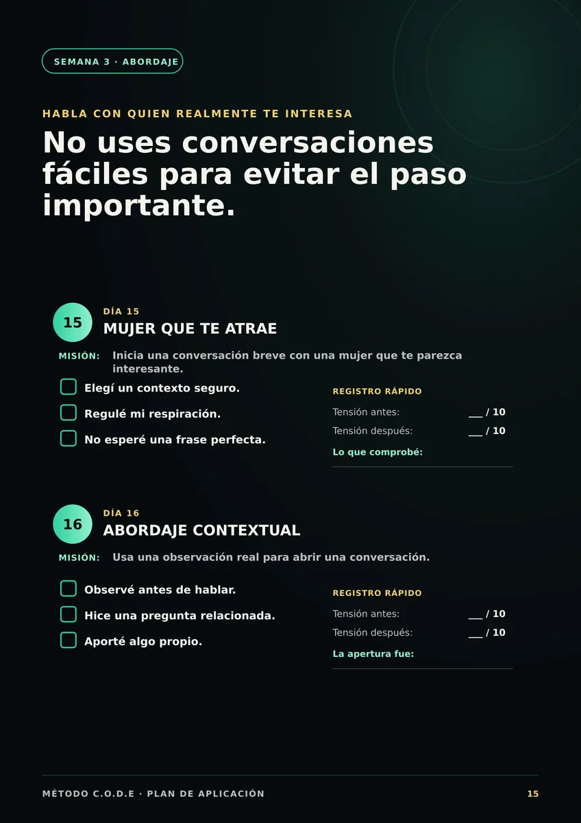 Página real del Checklist C.O.D.E.